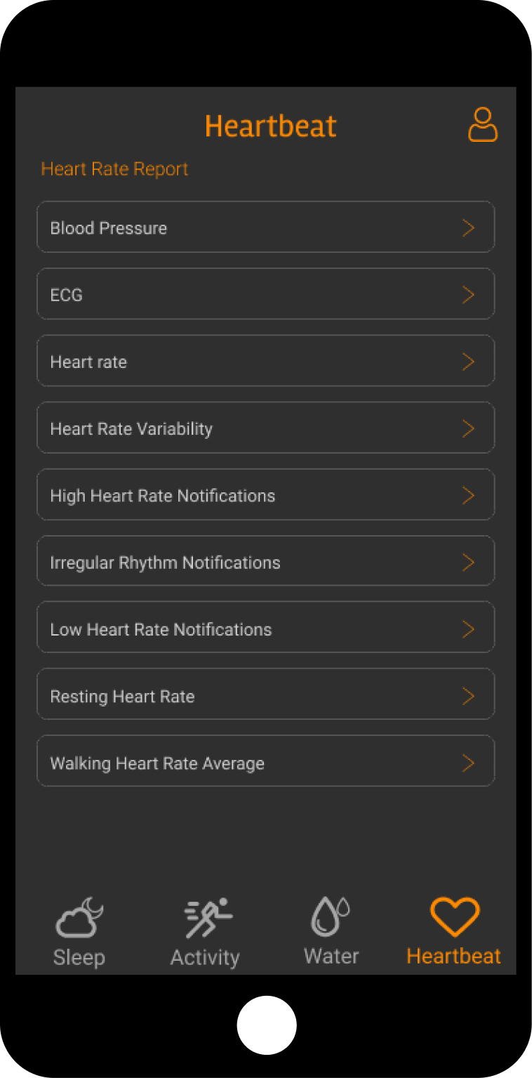 Heart Beat Report Page